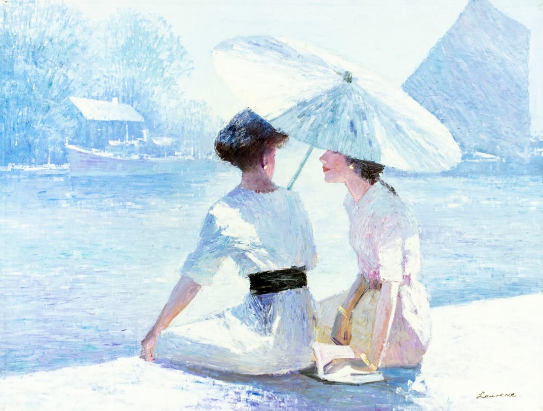 Law Kwok Leung (China,NY,CA,1954) oil painting (1 of 13)