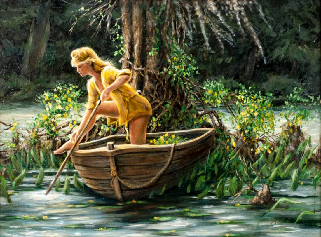 Glen Fortune Banse (NJ,1948-2018) oil painting (1 of 13)