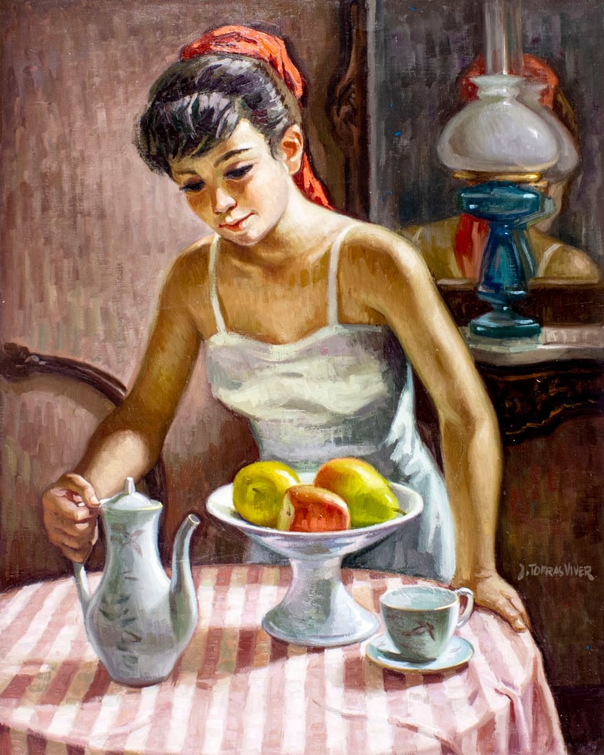 Joan Torras Viver (Spain,1929-2021) oil painting (1 of 13)