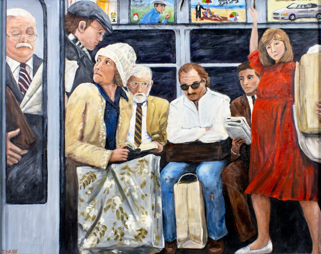 T Nash (NY,20C) oil painting (1 of 12)