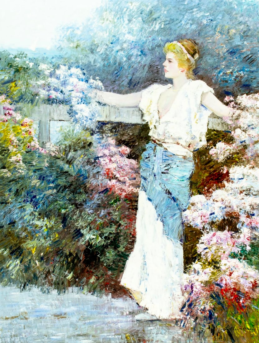 Law Kwok Leung (China,NY,CA,1954) oil painting (1 of 14)