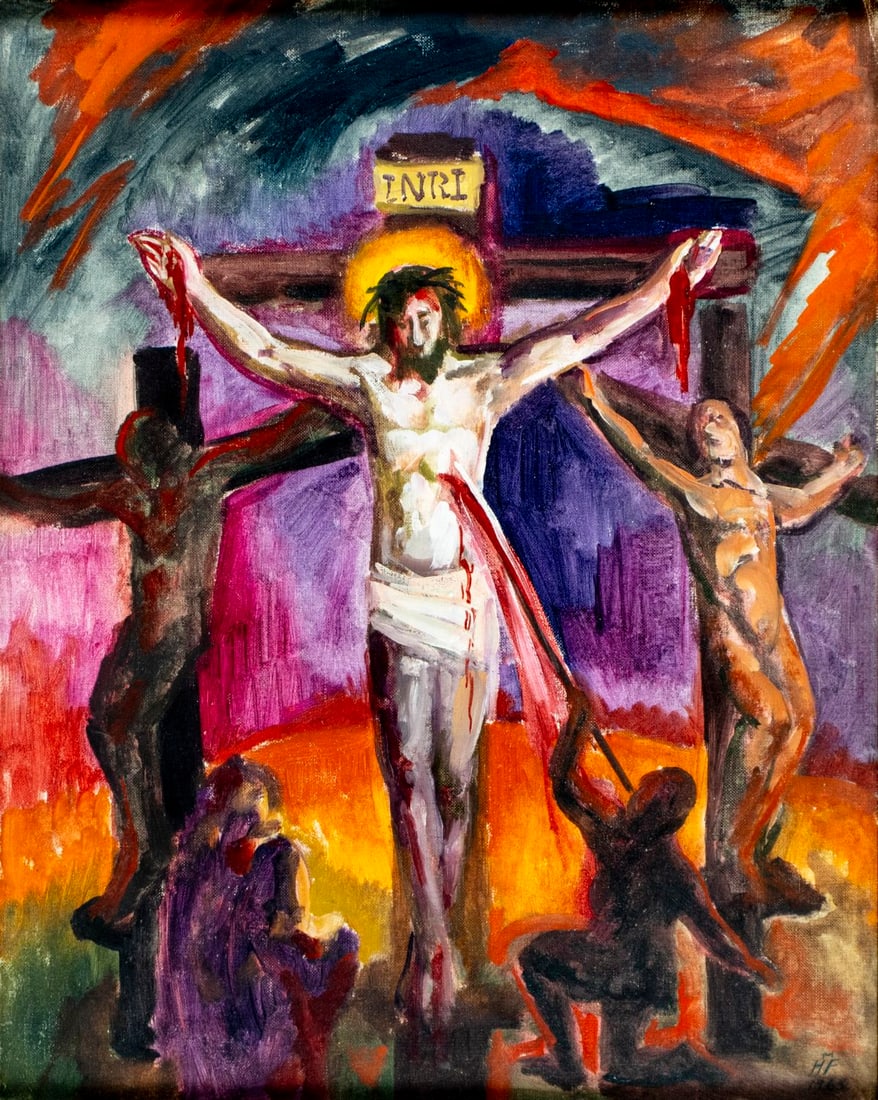 Helen Farr Sloan (MA,NY,1911-2005) oil painting (1 of 13)