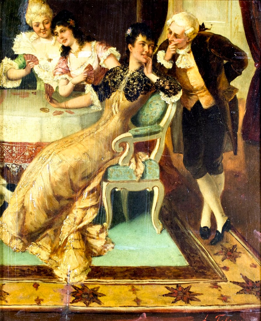 Anton Telser (Austria,1861-1942) oil painting antique (1 of 12)