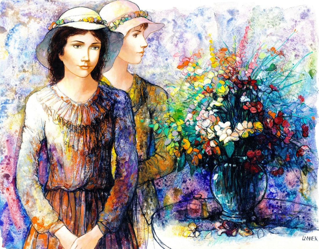 Charles Lanier (US,1938-?) oil painting (1 of 11)