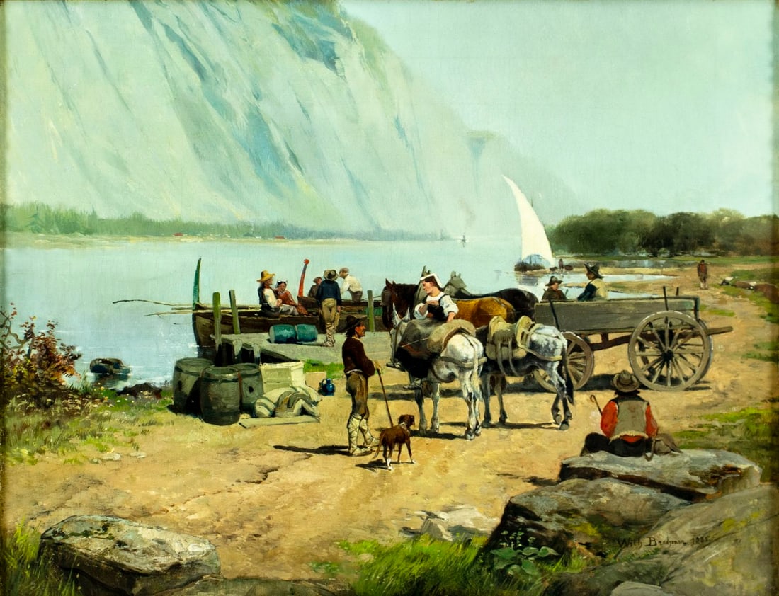 Will Brehmer (Europe,19C) oil painting antique (1 of 12)