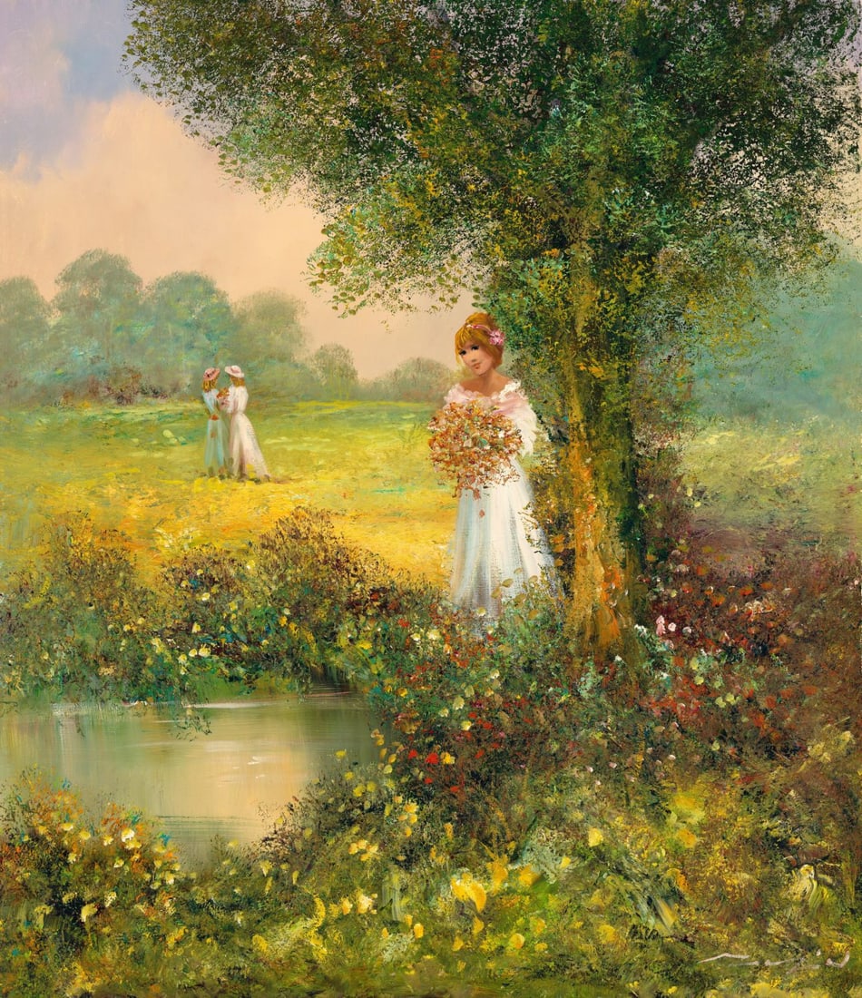 Rahnavardkar Madjid (Germany,Iran,1943-?) oil painting (1 of 11)