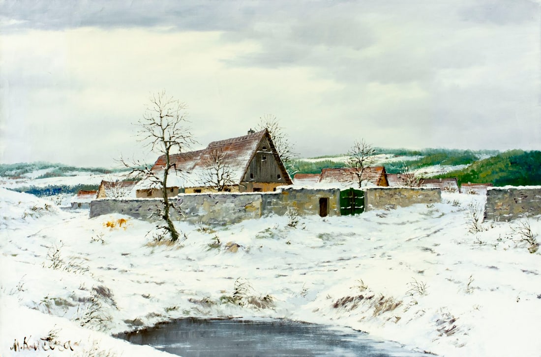 Miroslav Kucera (Czech,1910-?) oil painting (1 of 14)