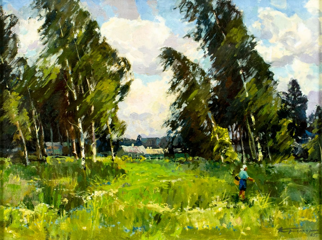 Aleksander Kremer (Russia,b 1958) oil painting (1 of 16)