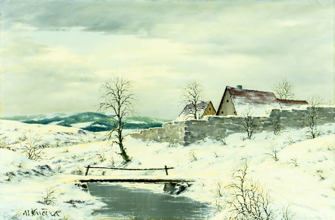 Miroslav Kucera (Czech,1910-?) oil painting (1 of 13)