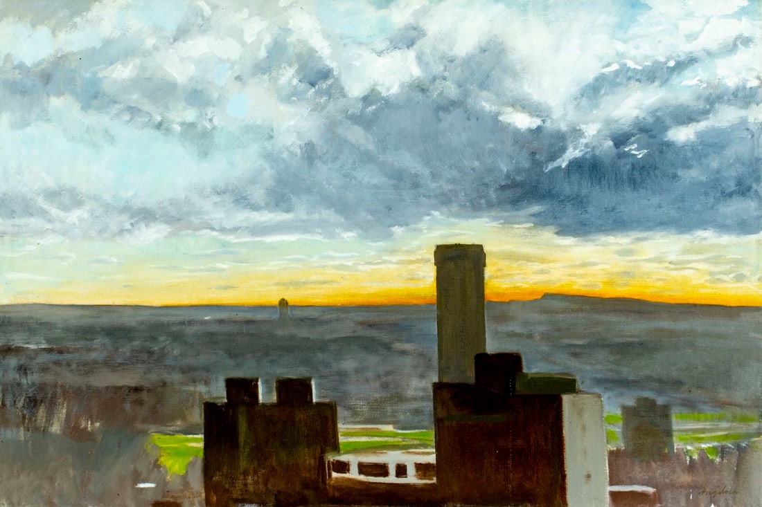 Robert Angeloch (NY,1922-2011) oil painting (1 of 14)