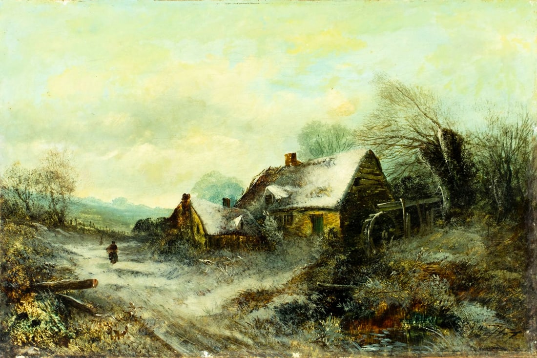 Richardson (UK,mid 19C) oil painting antique (1 of 13)