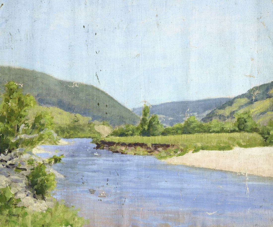 Helen DuMond (NY,CA,OR,1872-1968) oil painting (1 of 12)