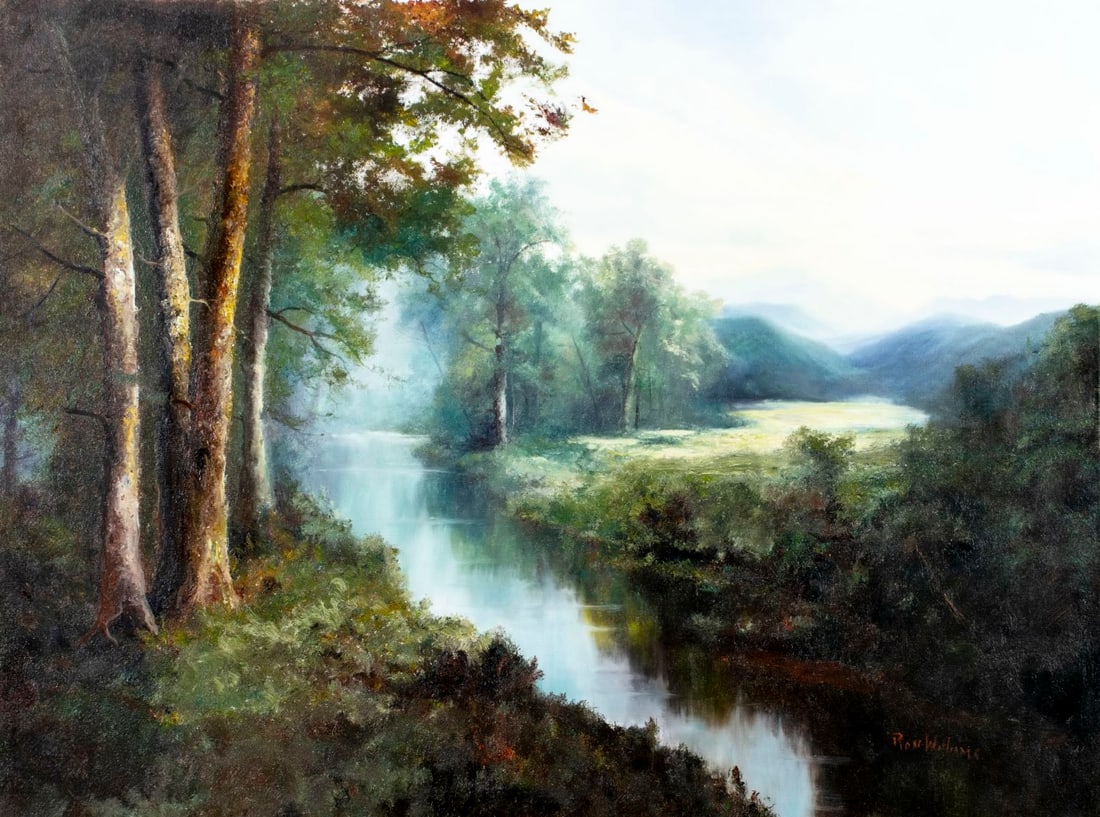 Ron Williams (TN,1947-2016) oil painting (1 of 12)