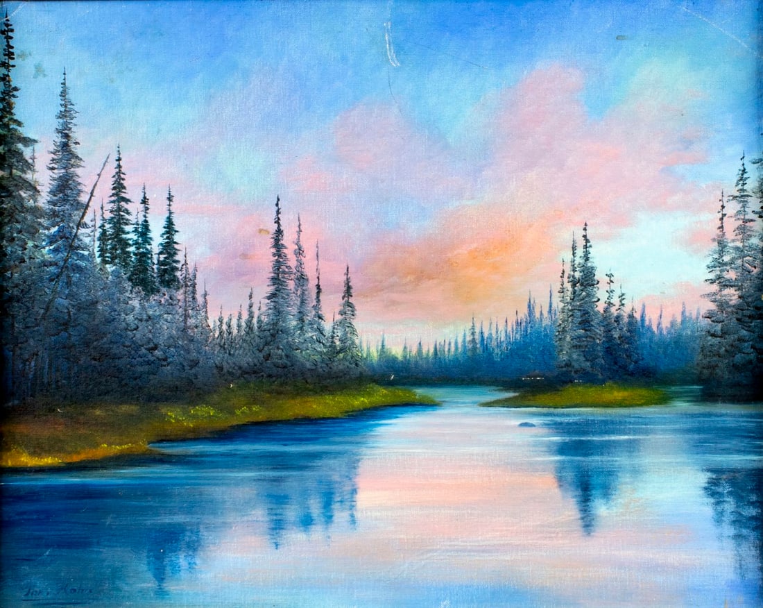 Thomas M Rohn (VA,MN,20C) oil painting (1 of 13)