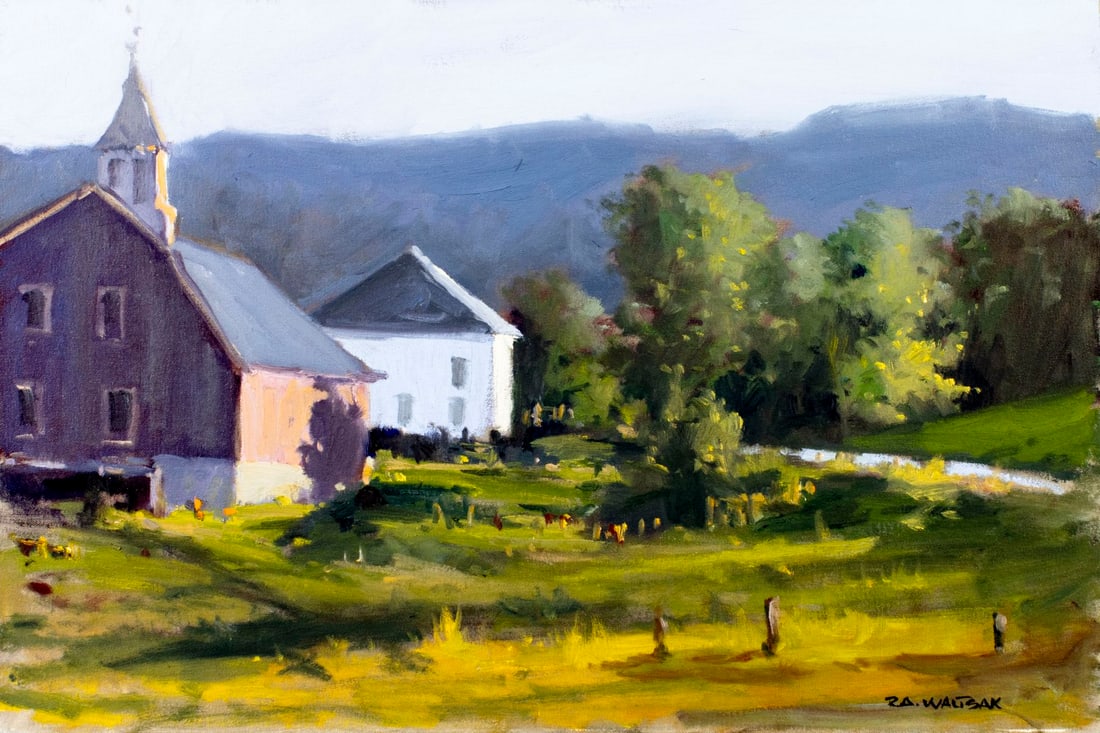 Robert Waltsak (NJ,b 1944) oil painting (1 of 12)