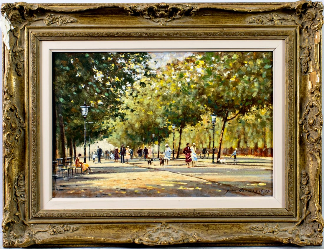 John Horwood (UK,1934-1994) oil painting - 3