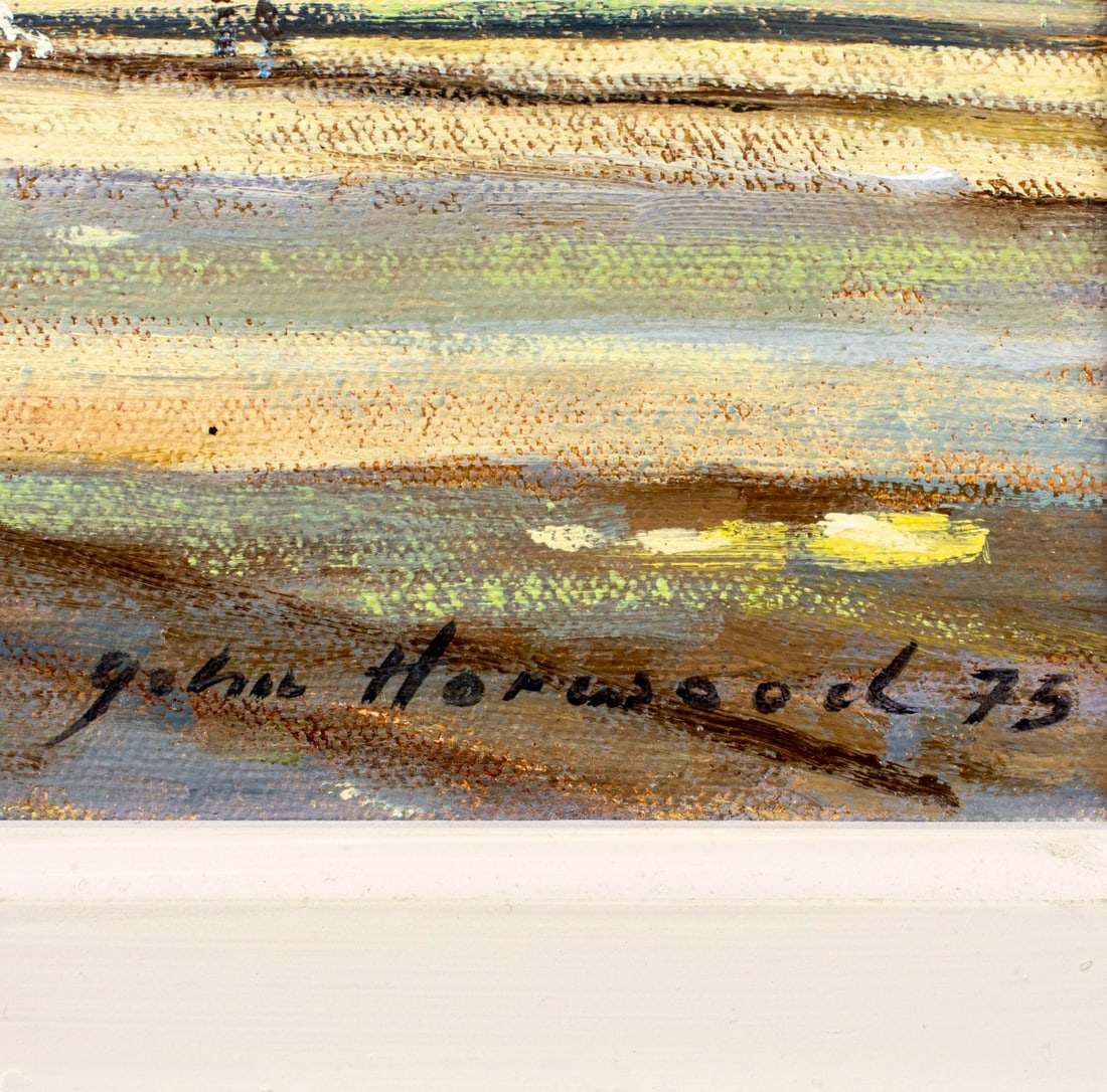 John Horwood (UK,1934-1994) oil painting - 4