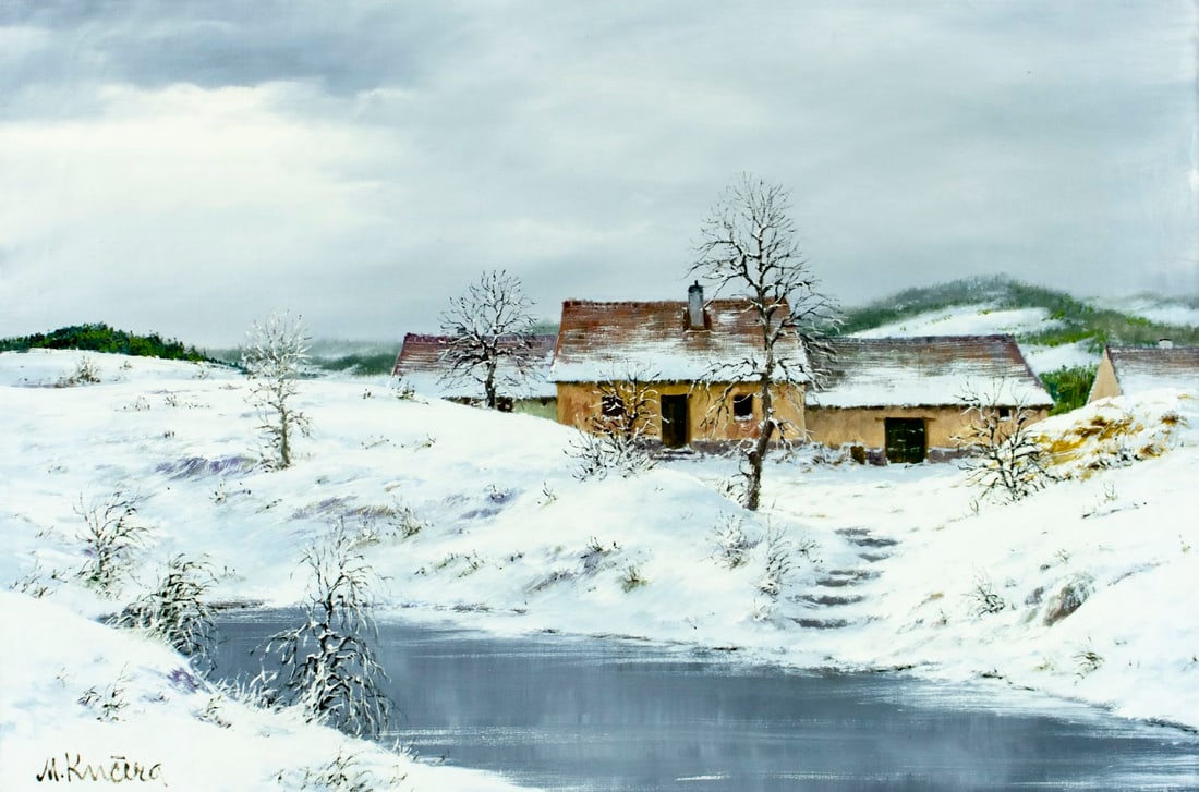 Miroslav Kucera (Czech,1910-?) oil painting (1 of 13)