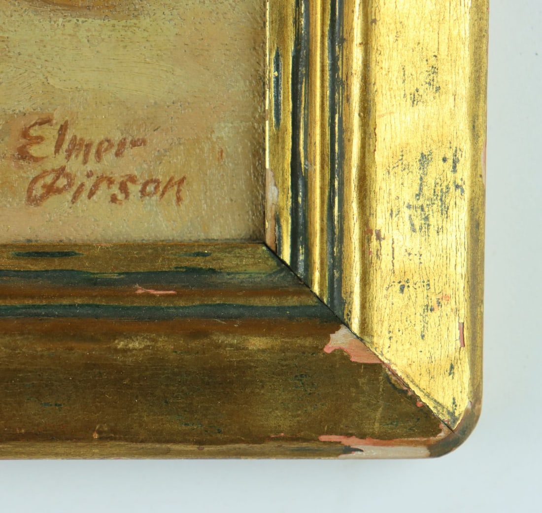 Elmer Pirson (NY,1888-1935) oil painting antique - 10