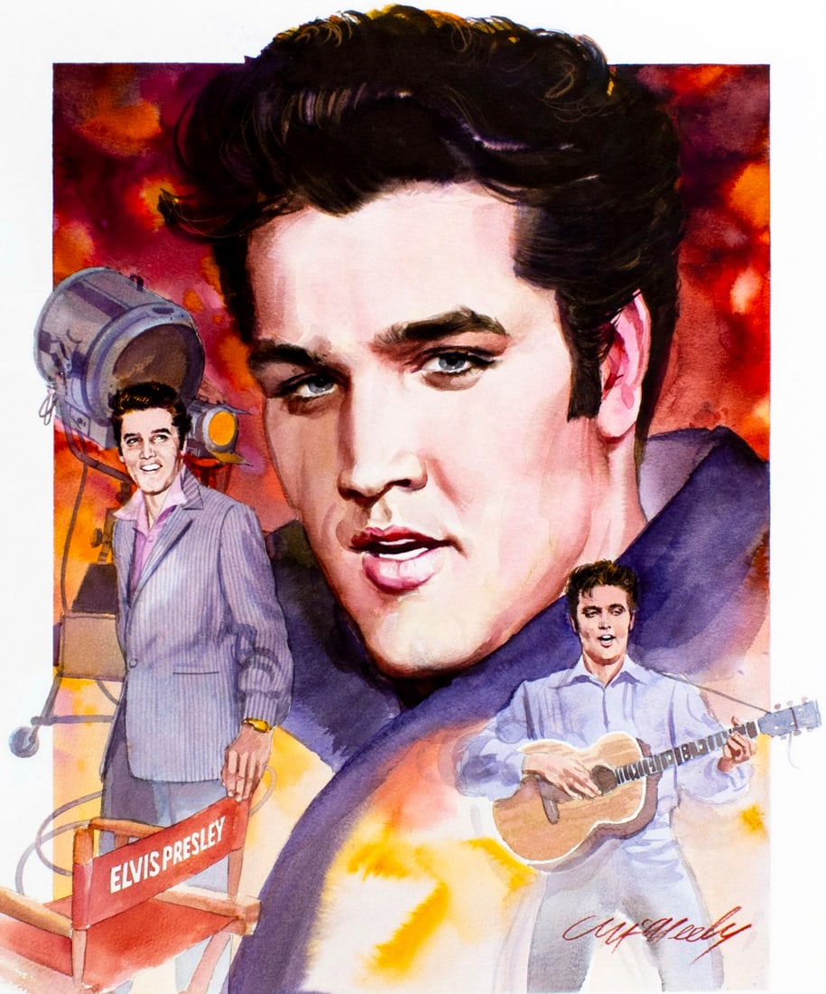 Tom McNeely (Canada,1935-?) watercolor painting (1 of 13)