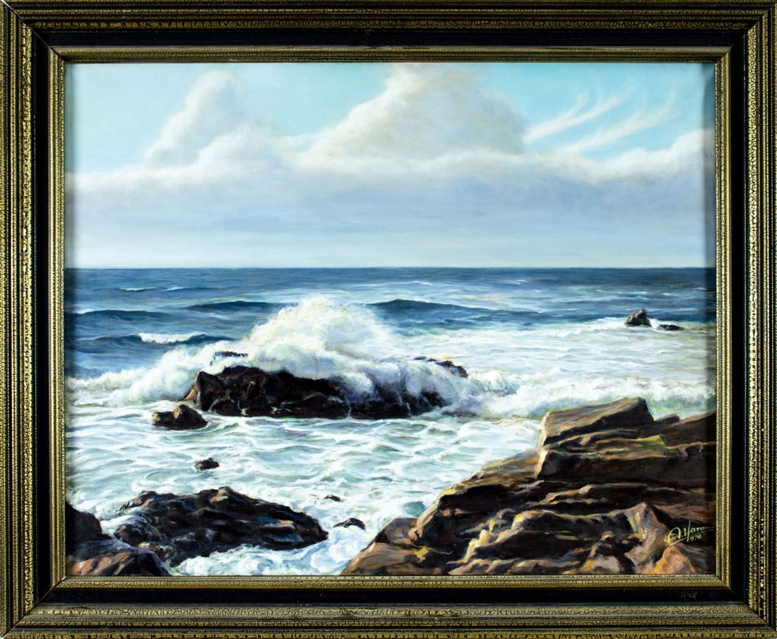 Alexander Yaron (NY,1910-1991) oil painting - 3