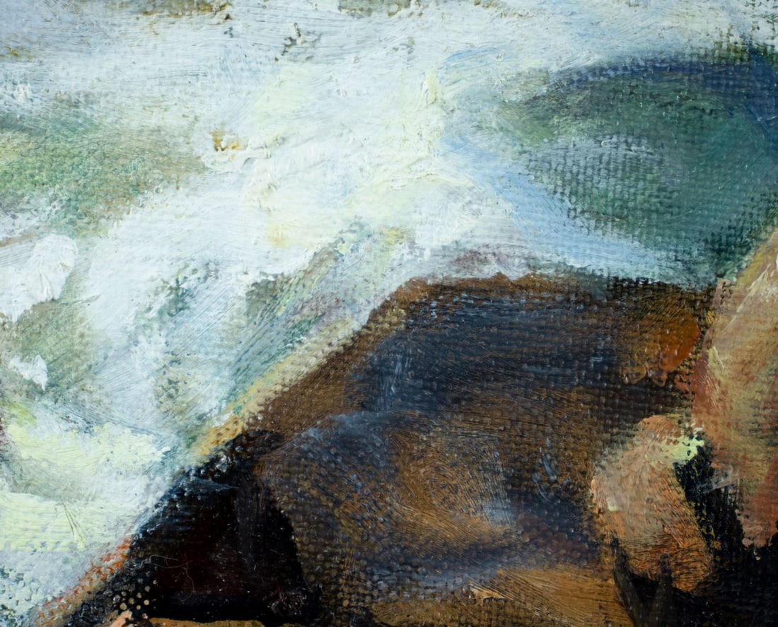 Alexander Yaron (NY,1910-1991) oil painting - 8
