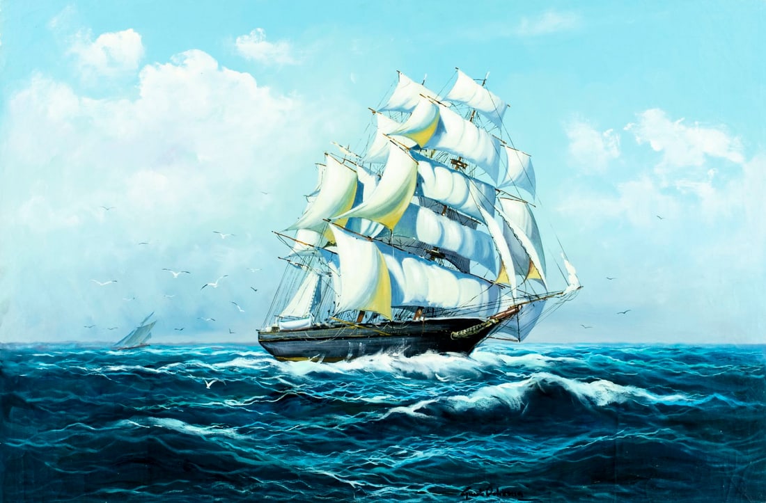 Guido Odierna (Italy,1913-1991) oil painting (1 of 13)