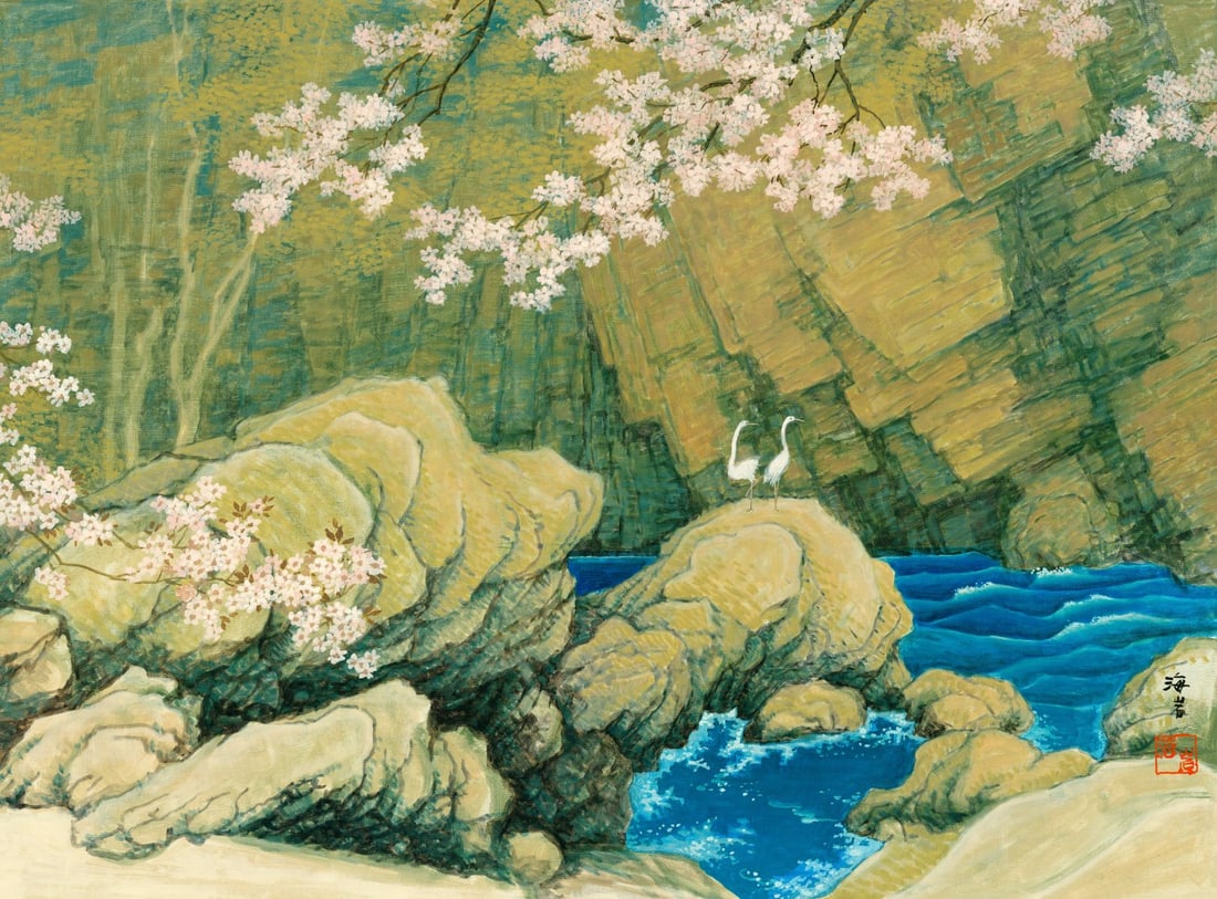 Jan Ho Nam (vietnam,1930-?) oil painting (1 of 13)