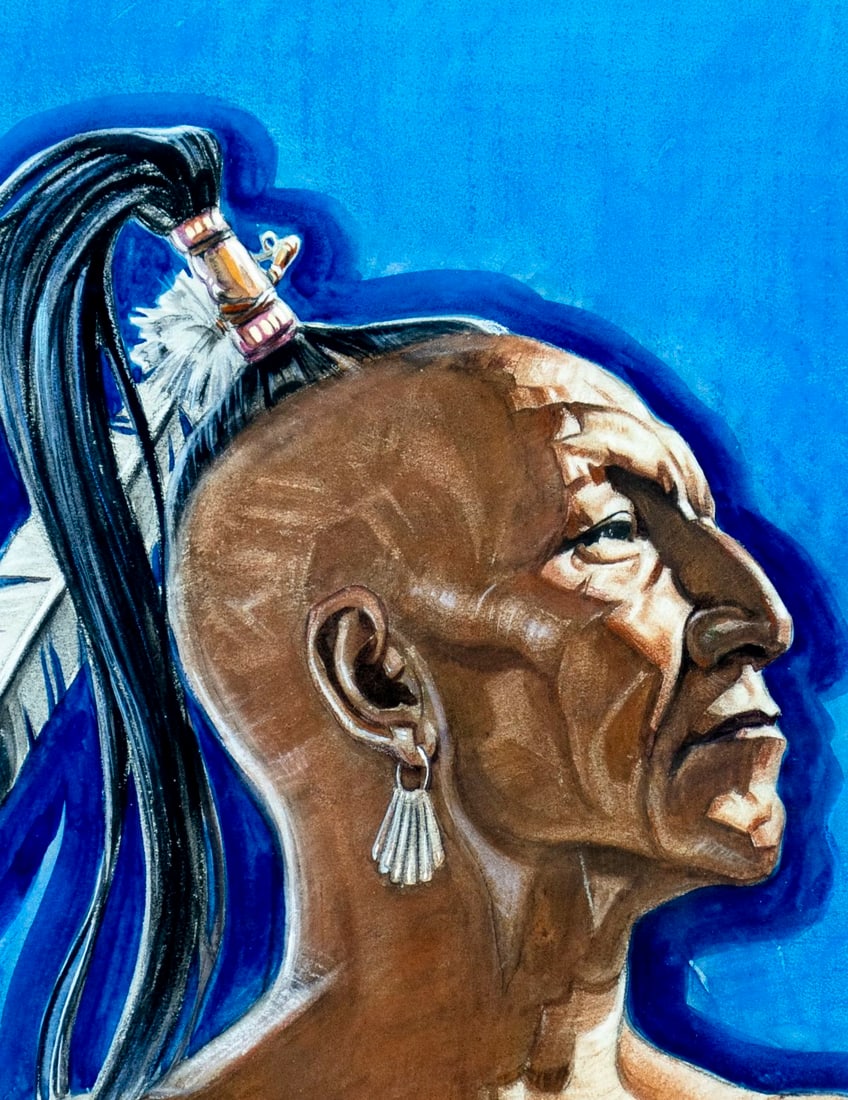 Joe Waano Gano (CA,1906-1982) watercolor painting - 5