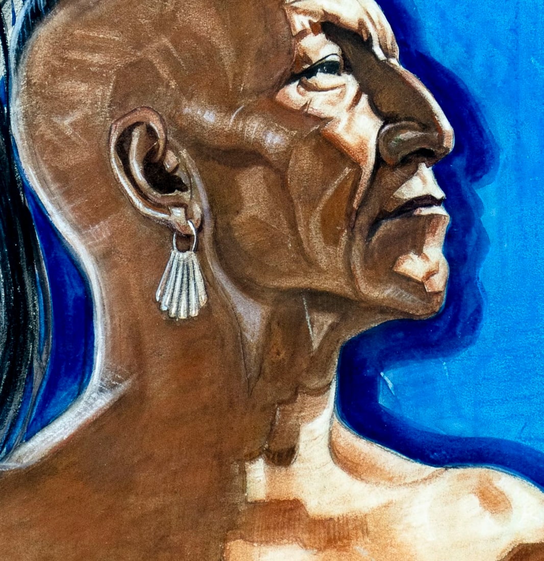 Joe Waano Gano (CA,1906-1982) watercolor painting - 6
