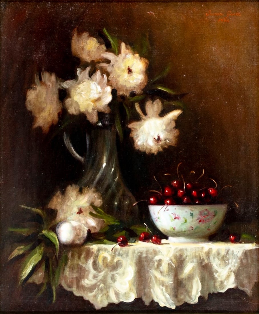 Susan Goetz (NY,20/21C) oil painting (1 of 13)