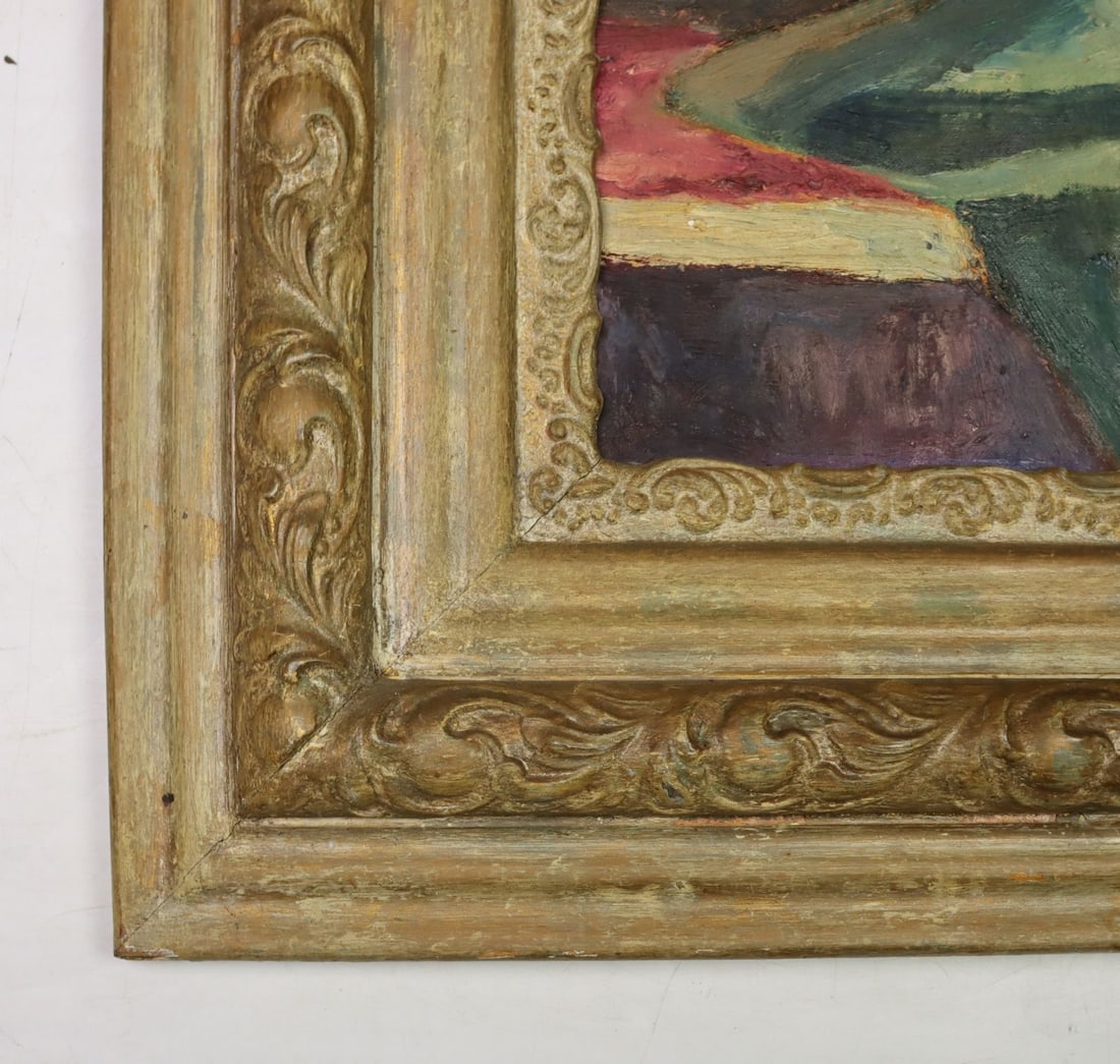 Vintage mid 20C oil painting - 12