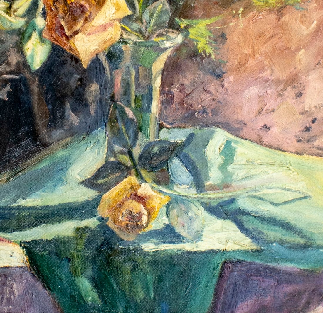 Vintage mid 20C oil painting - 6