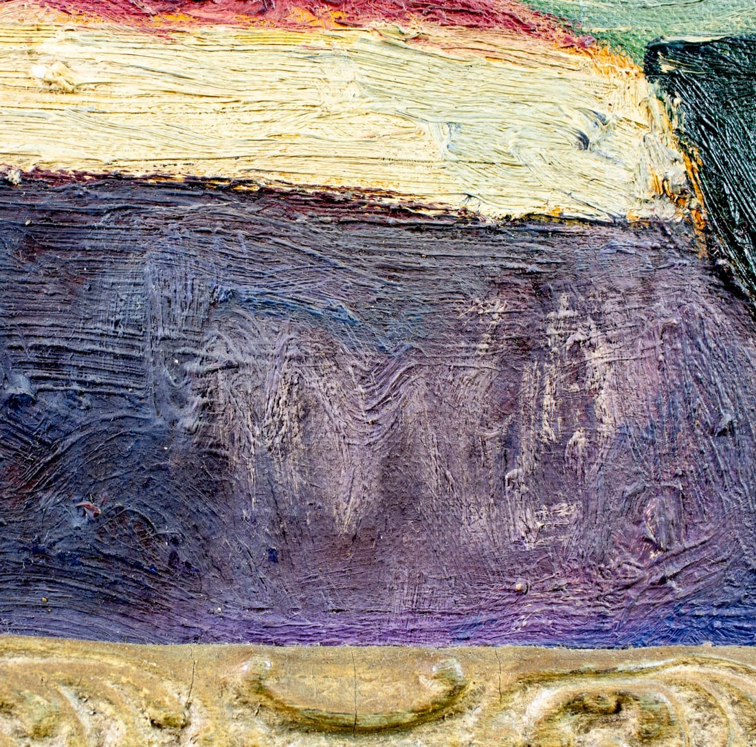 Vintage mid 20C oil painting - 9