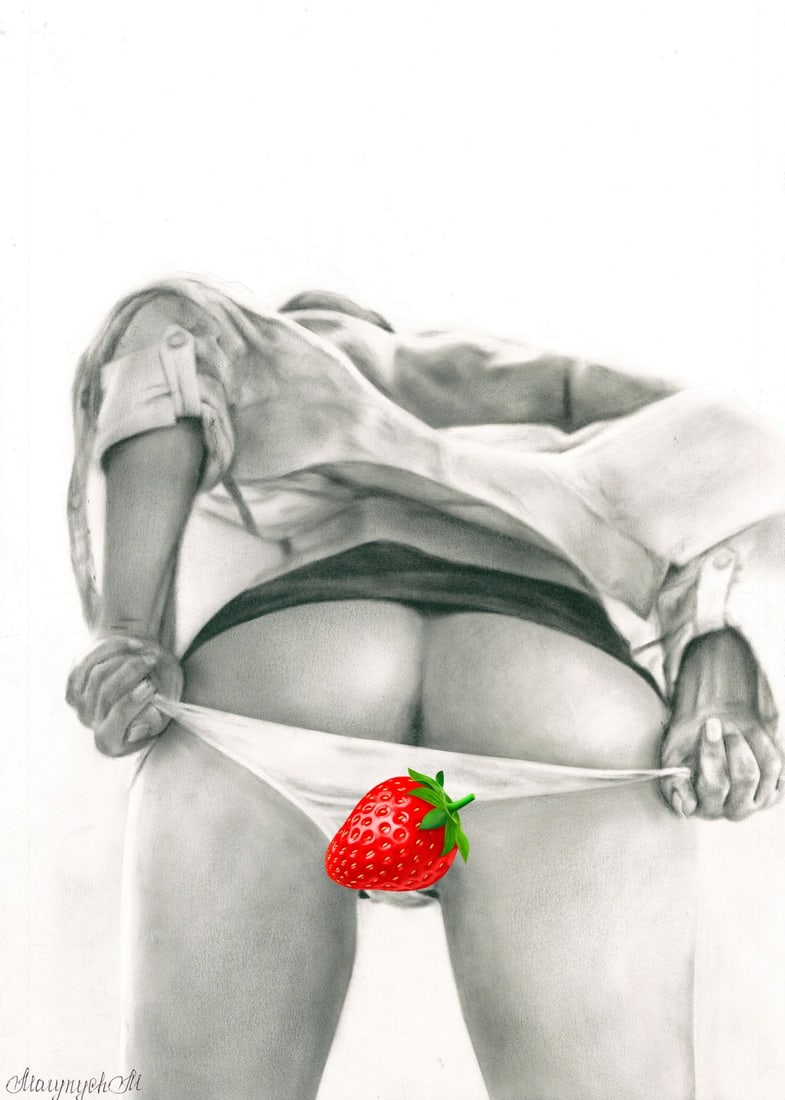 Margaryta Marynych (Ukraine,20/21C) dry brush oil painting: ARTIST: Margaryta Marynych (Ukrainian, 20/21 centuries) TITLE: Nude MEDIUM: dry brush oil on heavy paper CONDITION: Very good. ART SIZE: 17 x 12 inches /