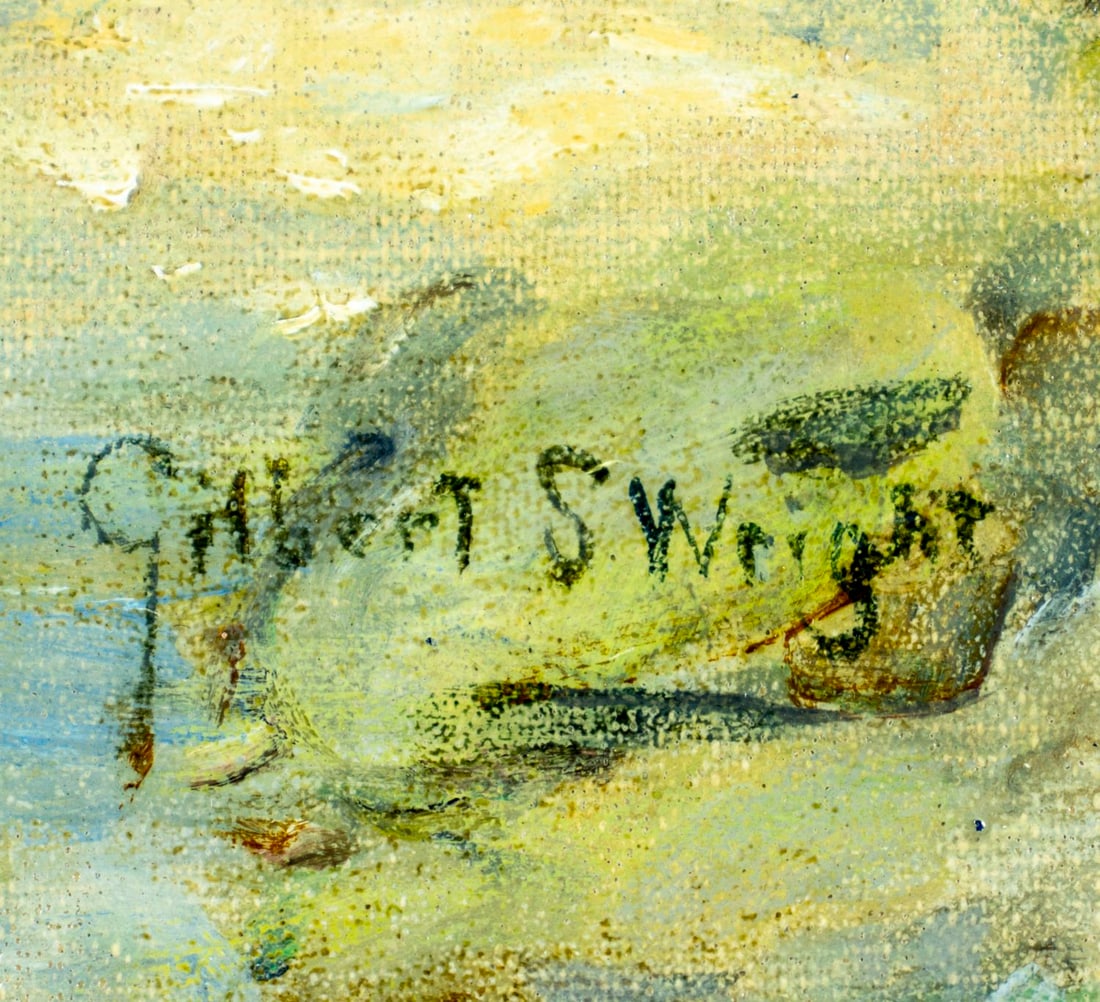 Gilbert Scott Wright (UK,1880-1958) oil painting - 4