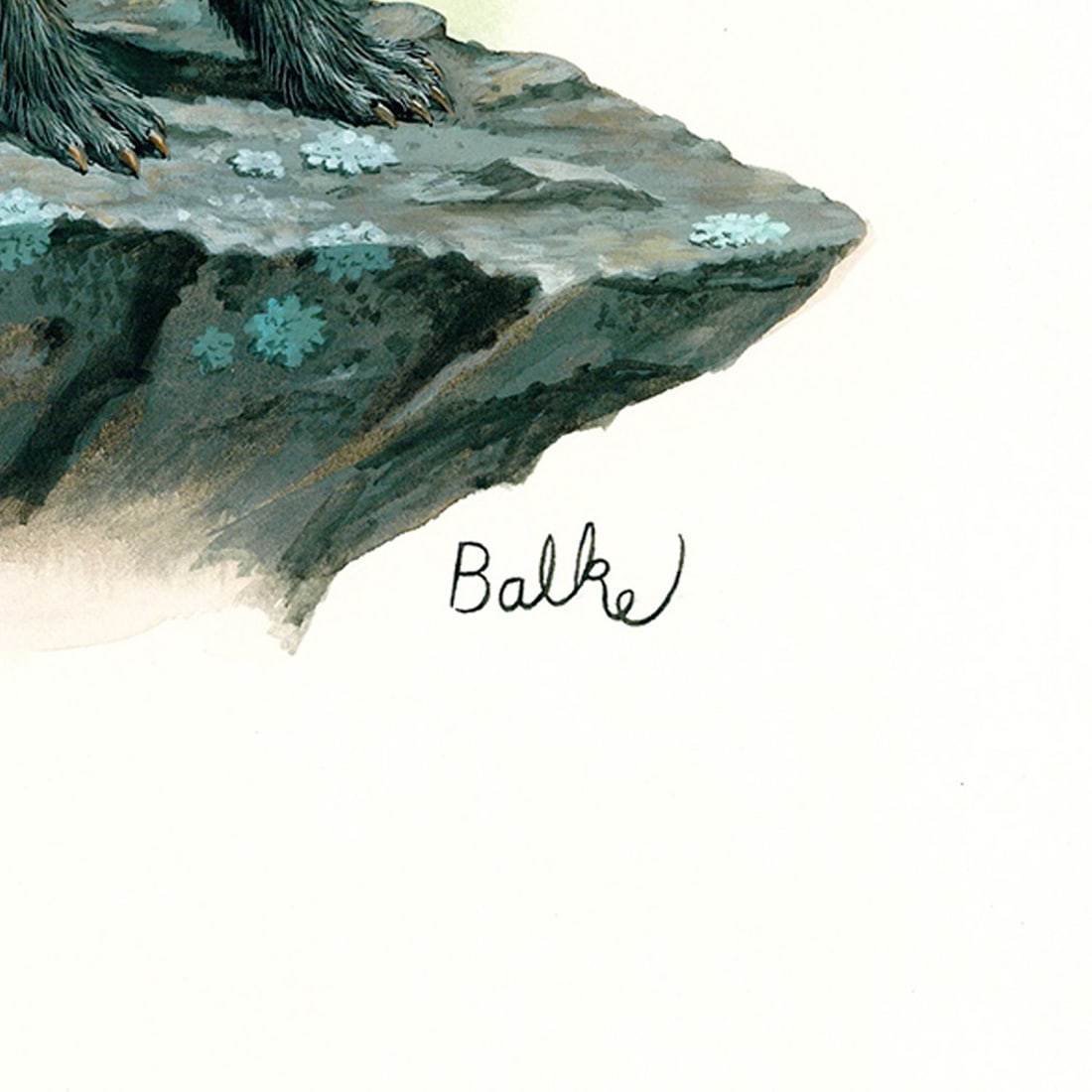 Don Balke (NC,1933-?) gouache painting - 4