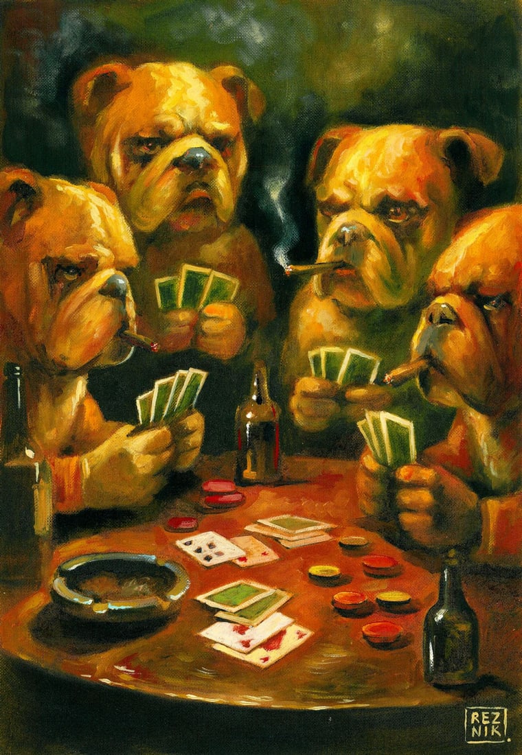 Yana Reznik (Ukraine,20/21C) oil painting (1 of 12)