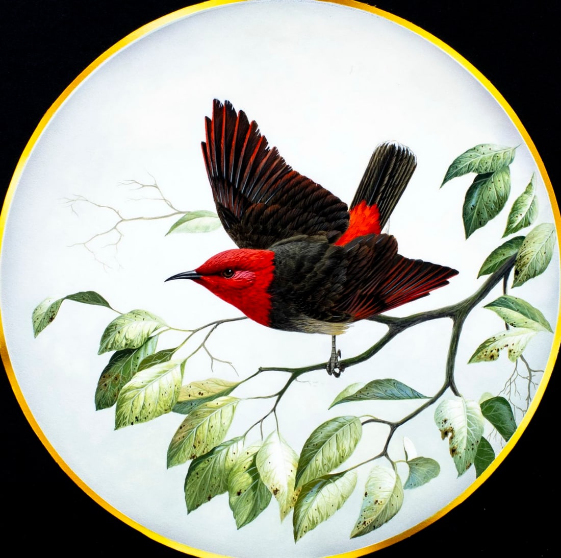 Arthur Singer (NY,1917-1990) gouache painting (1 of 13)