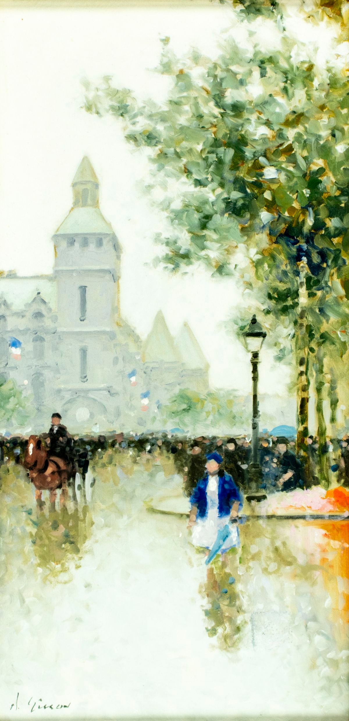 Andre Gisson (French,NY,CT,1921-2003) oil painting (1 of 13)