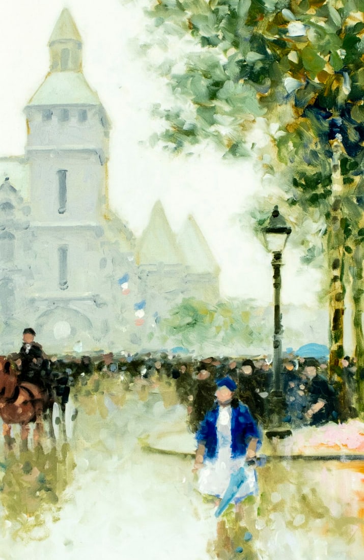 Andre Gisson (French,NY,CT,1921-2003) oil painting - 5