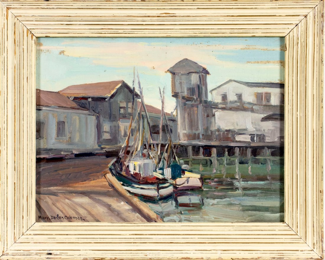 Mary Darter Coleman (TX,CA,1893-1956) oil painting - 3