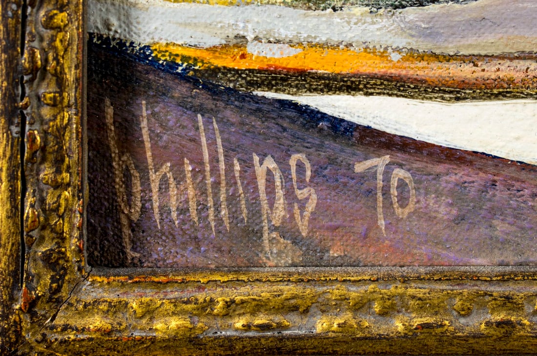 Betty J Phillips (MO,KS,1932-2017) oil painting - 4