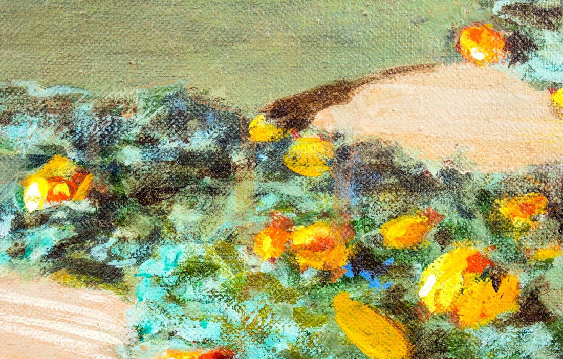 Betty J Phillips (MO,KS,1932-2017) oil painting - 9