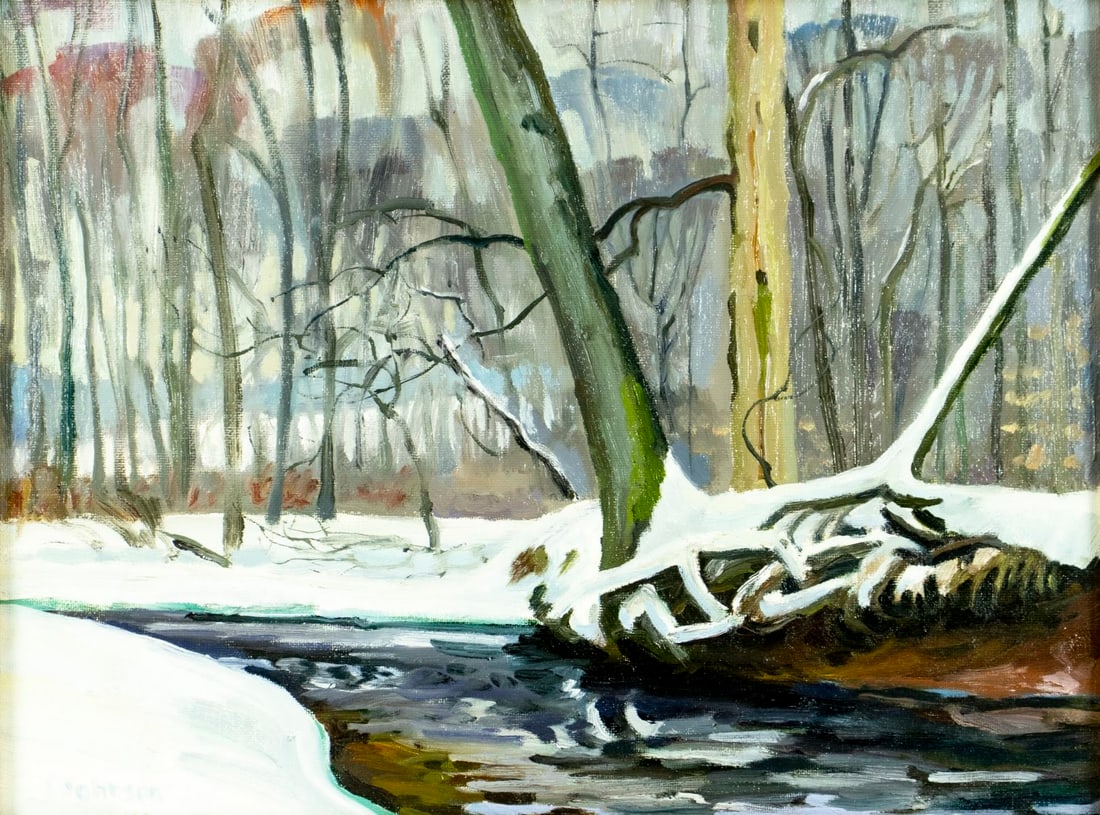 James Johnson (US,20C) oil painting (1 of 13)