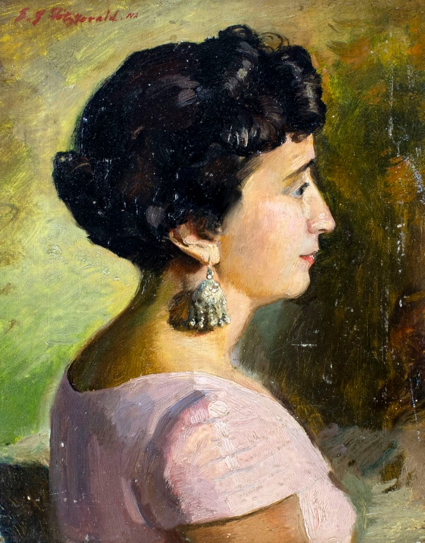 Edmond Fitzgerald (NY,WA,OH,1912-1989) oil painting (1 of 11)