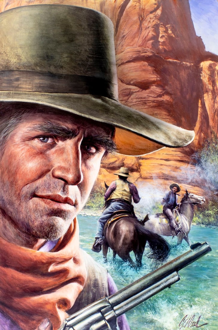 Guy Deel (CA,TX,1933-2005) oil painting (1 of 13)