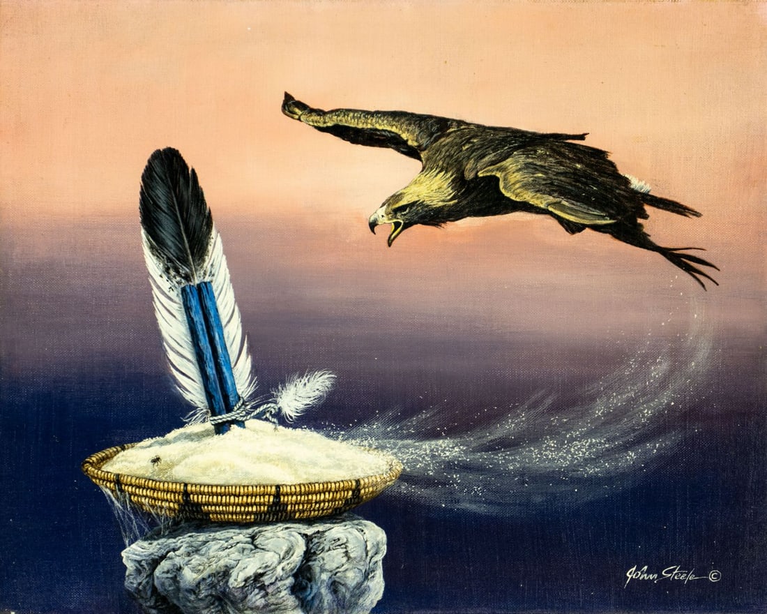 John Steele (CA,1964-1992) oil painting (1 of 15)