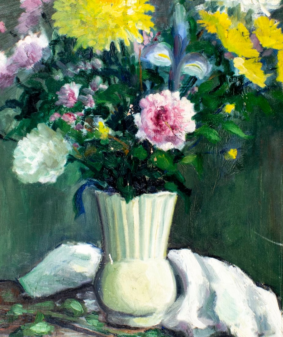 J M Coll (US,mid 20C) oil painting - 5