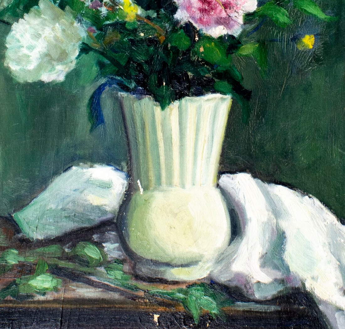 J M Coll (US,mid 20C) oil painting - 6